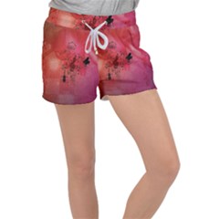 Decorative Clef With Piano And Guitar Women s Velour Lounge Shorts