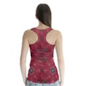 Modern Floral Collage Print Pattern Modern Floral Collage Print Pattern Racer Back Sports Top View2