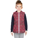 Modern Floral Collage Print Pattern Modern Floral Collage Print Pattern Kids  Hooded Puffer Vest View1