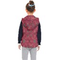 Modern Floral Collage Print Pattern Modern Floral Collage Print Pattern Kids  Hooded Puffer Vest View2