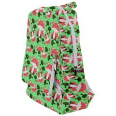 Fox And Trees Pattern Green Travelers  Backpack