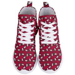 Bento Lunch Red Women s Lightweight High Top Sneakers by snowwhitegirl