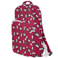 Bento Lunch Red Double Compartment Backpack