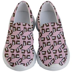 Bento Lunch Pink Kids  Lightweight Slip Ons