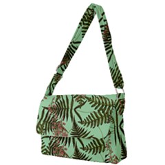 Fern Green Full Print Messenger Bag