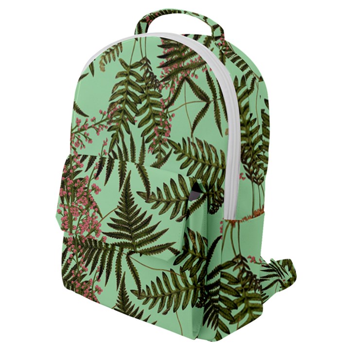 Fern Green Flap Pocket Backpack (Small)