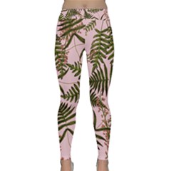 Fern Pink Classic Yoga Leggings by snowwhitegirl