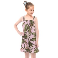 Fern Pink Kids  Overall Dress