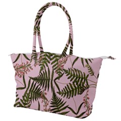 Fern Pink Canvas Shoulder Bag