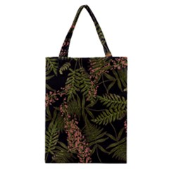 Fern Black Classic Tote Bag by snowwhitegirl