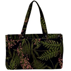 Fern Black Canvas Work Bag