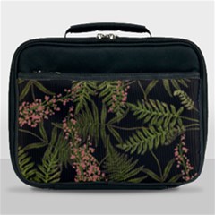 Fern Black Lunch Bag