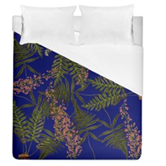 Fern Blue Duvet Cover (queen Size) by snowwhitegirl