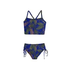 Fern Blue Girls  Tankini Swimsuit