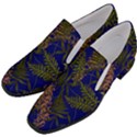 Fern Blue Slip On Heel Loafers View2