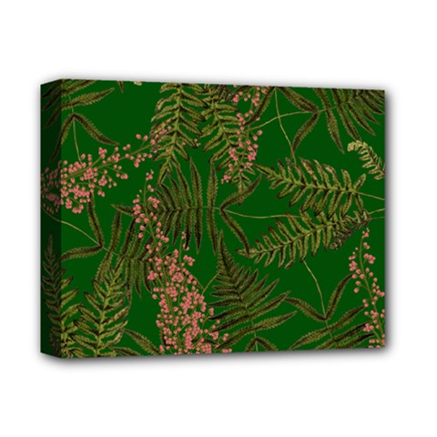 Fern Dark Green Deluxe Canvas 14  X 11  (stretched) by snowwhitegirl