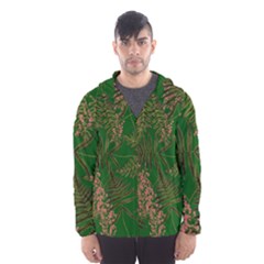 Fern Dark Green Men s Hooded Windbreaker