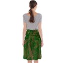 Fern Dark Green Midi Beach Skirt View2