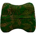 Fern Dark Green Velour Head Support Cushion View2