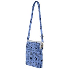 Dog Pattern Blue Multi Function Travel Bag