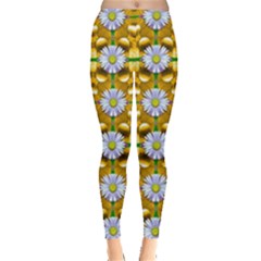 Summer Decorative Festive Leggings  by pepitasart