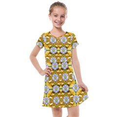 Summer Decorative Festive Kids  Cross Web Dress