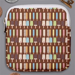 Candy Popsicles Brown Mini Square Pouch by snowwhitegirl