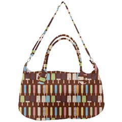 Candy Popsicles Brown Removal Strap Handbag by snowwhitegirl