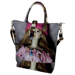 Cute In Pink Buckle Top Tote Bag