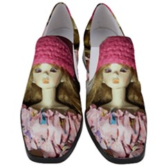 Cute In Pink Slip On Heel Loafers