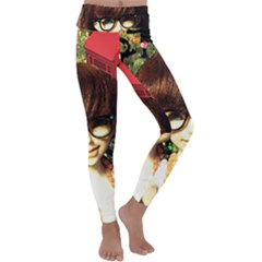 Olivia In The Fields Kids  Lightweight Velour Classic Yoga Leggings