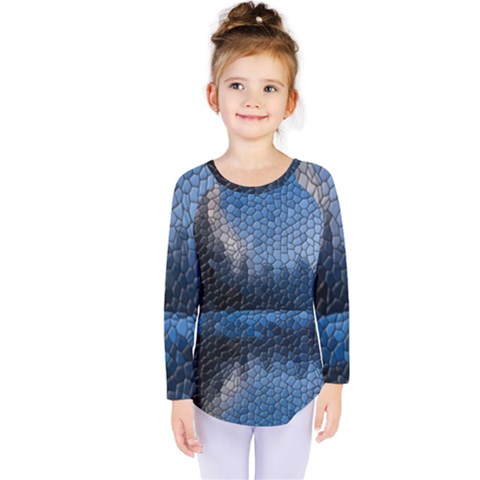 Mountain Glass Kids  Long Sleeve Tee by snowwhitegirl