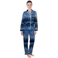 Mountain Glass Satin Long Sleeve Pyjamas Set