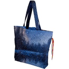 Mountain Glass Drawstring Tote Bag