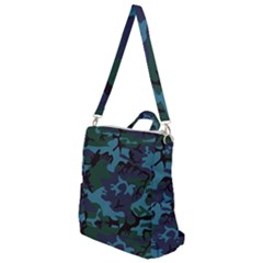 Camouflage Blue Crossbody Backpack