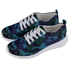 Camouflage Blue Men s Lightweight Sports Shoes