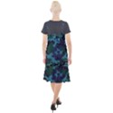 Camouflage Blue Camis Fishtail Dress View2