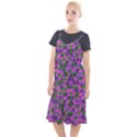 Retro Pink Purple Geometric Pattern Camis Fishtail Dress View1