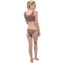 Retro Orange Green Geometric Pattern The Little Details Bikini Set View2