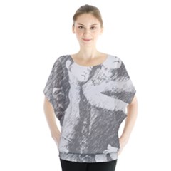 Kids Batwing Chiffon Blouse