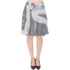 Kids Velvet High Waist Skirt