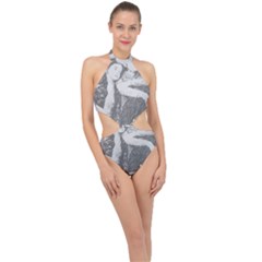 Kids Halter Side Cut Swimsuit