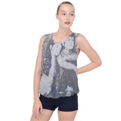 Kids Bubble Hem Chiffon Tank Top