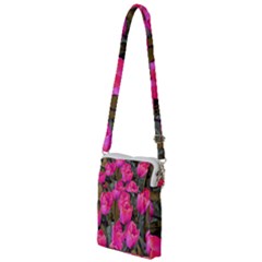 Pink Tulips Multi Function Travel Bag