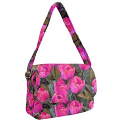 Pink Tulips Courier Bag