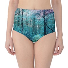 Blue Forest Classic High-waist Bikini Bottoms by snowwhitegirl