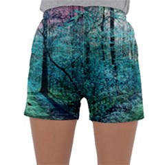 Blue Forest Sleepwear Shorts by snowwhitegirl