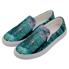 Blue Forest Men s Canvas Slip Ons by snowwhitegirl