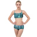 Blue Forest Layered Top Bikini Set View1