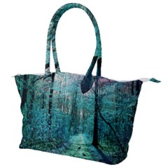 Blue Forest Canvas Shoulder Bag